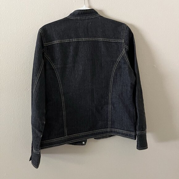 Cabi Jean Skirt Jacket Set Blazer Y2K Indie Sleeze 2000s Vtg Grunge Goth Retro 6 - Picture 6 of 10